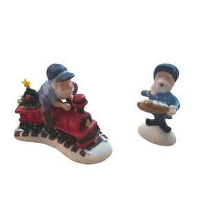 Department 56 North Pole Series  All‎ Aboard Train Set  - Vintage